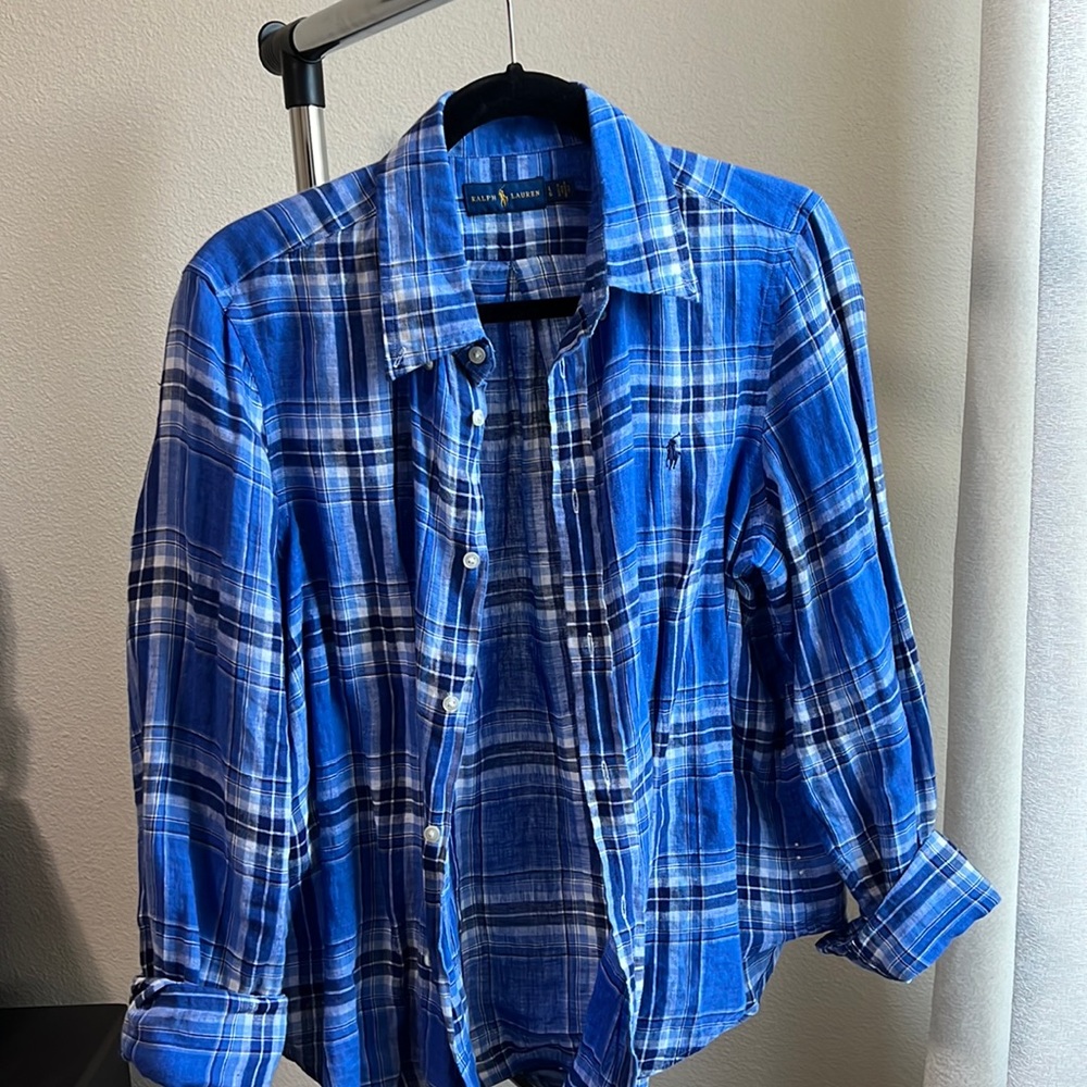 Ralph Lauren Linen Button Up